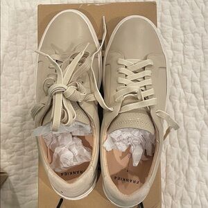 Mim IV Ecru Punched Women's Sneakers